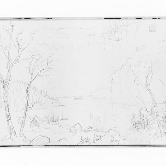 Two Sketches of Bay Scenery (from Sketchbook)