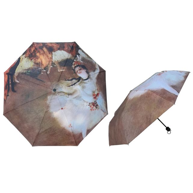 E Degas The Star - Art Folding Umbrella Signare Tapestry