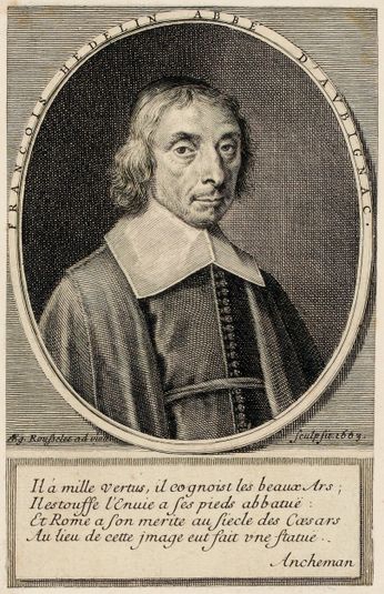 Portrait de François Hédelin, abbé d'Aubignac.
