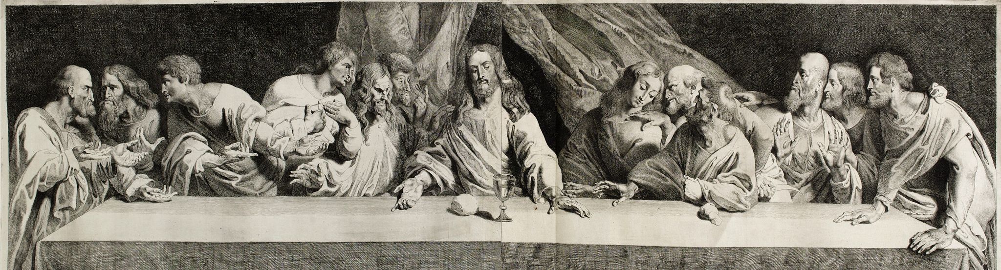 La Cène par Rubens d'après Léonard de de Vinci (Dutuit 64)