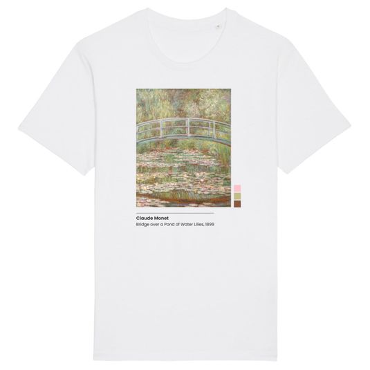 Bridge over a Pond of Water Lilies, Monet Unisex T-Shirt Smartify