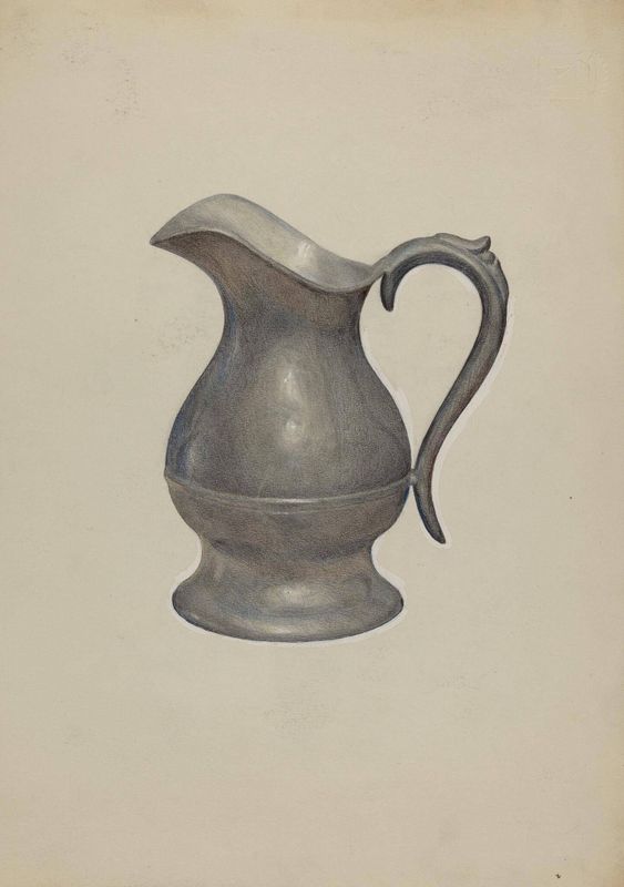 Pewter Pitcher