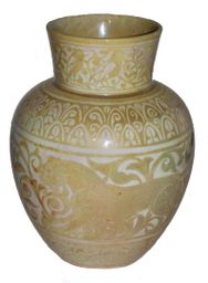 Gold Lustre Animal vase