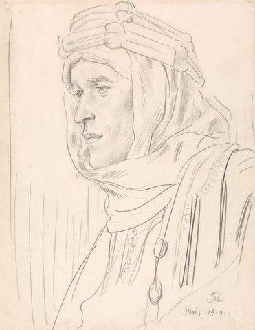 Portrait of Colonel Thomas E. Lawrence (Lawrence of Arabia)