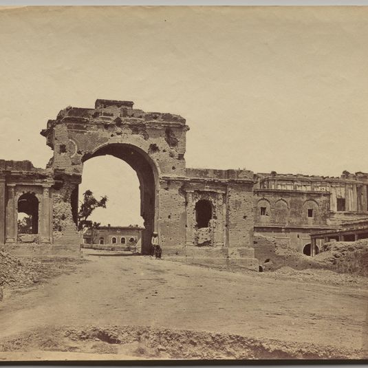 Gateway Leading into the Residency, held by Captain Aitken, 13th Bengal Native Infantry, commonly called the Bailee Guard Gate
