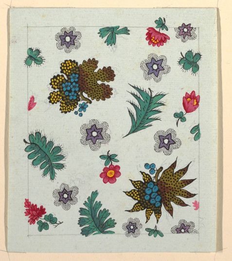 Floral design for printed textile