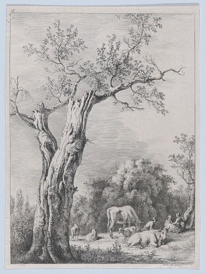 Spring, after a drawing completed in Saint-Chamond