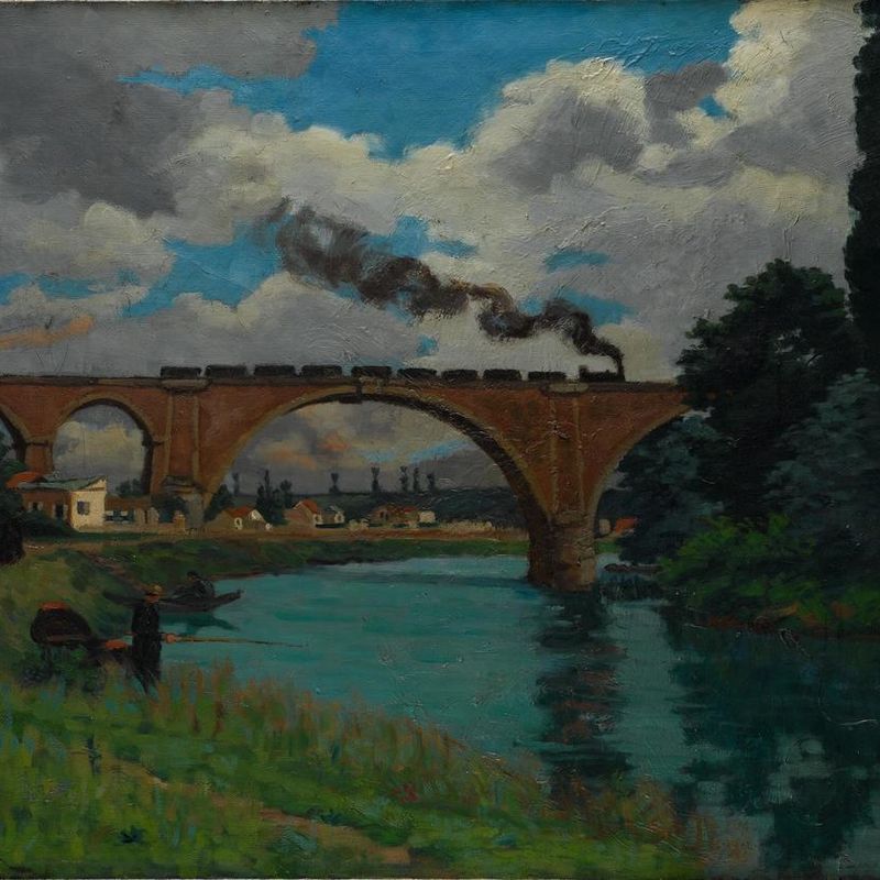 Railroad Bridge over the Marne at Joinville