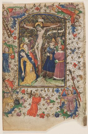 Leaf from a Book of Hours: The Crucifixion