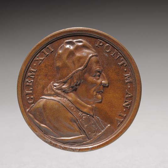 Portrait of Pope Clement XII Corsini (obverse and reverse)
