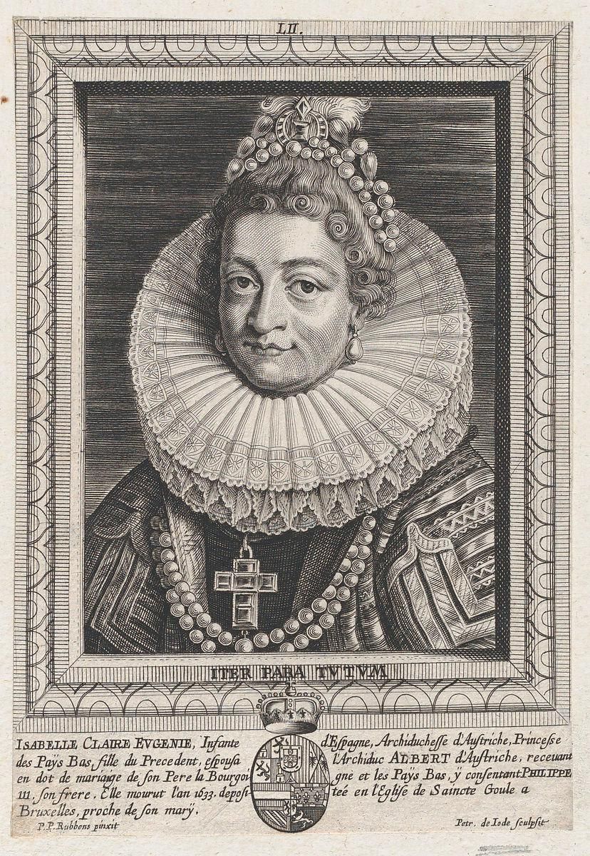 Portrait of Isabella Clara Eugenia, Infanta of Spain