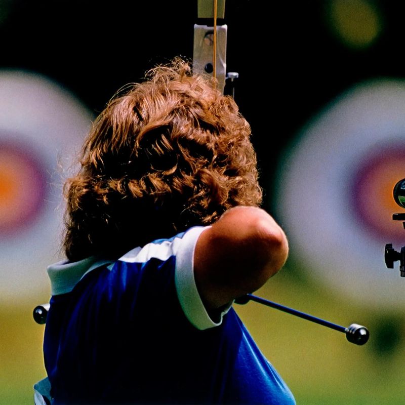 Luanne Ryon, Archery, Pan-American Games, Caracas, Venezuela, from the series Shooting for the Gold