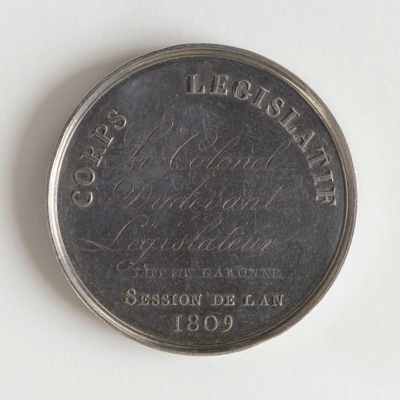 Médaille de député au Corps législatif pour 1809 ayant appartenu au colonel Jean-François Dudevant