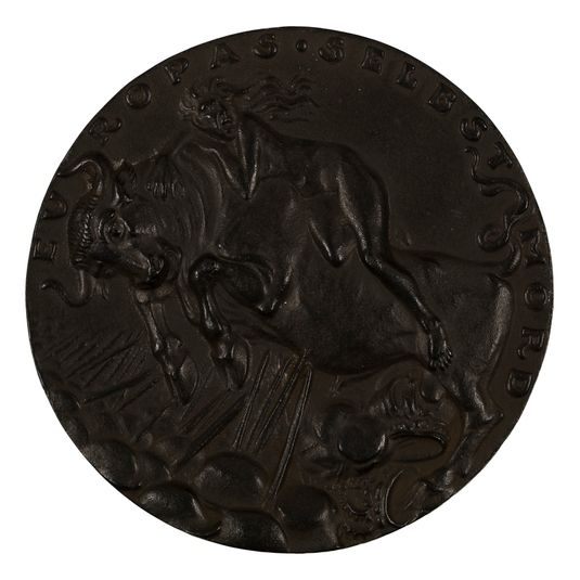 Iron medal of Europe's suicide 1917