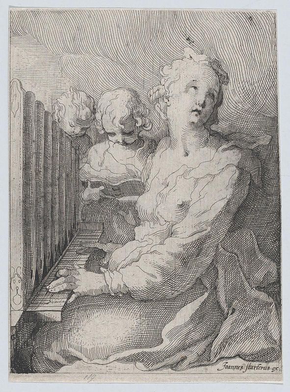 St. Cecilia, Playing the Organ