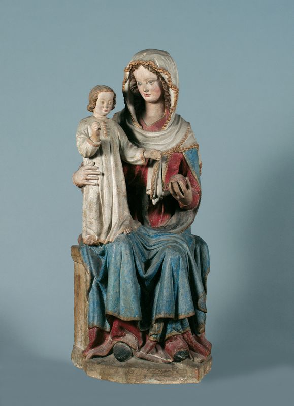 Thronende Maria mit Kind
