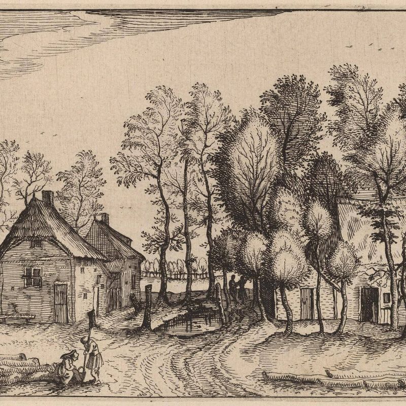 Landscape with Hewed Trees