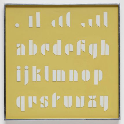 Bauhaus Stencil Lettering System (Kombinations-Schrift)