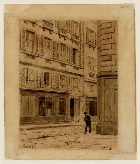 La maison de d’Auguste Cerute, 10 rue Monsieur Le prince, 17 mars 1889