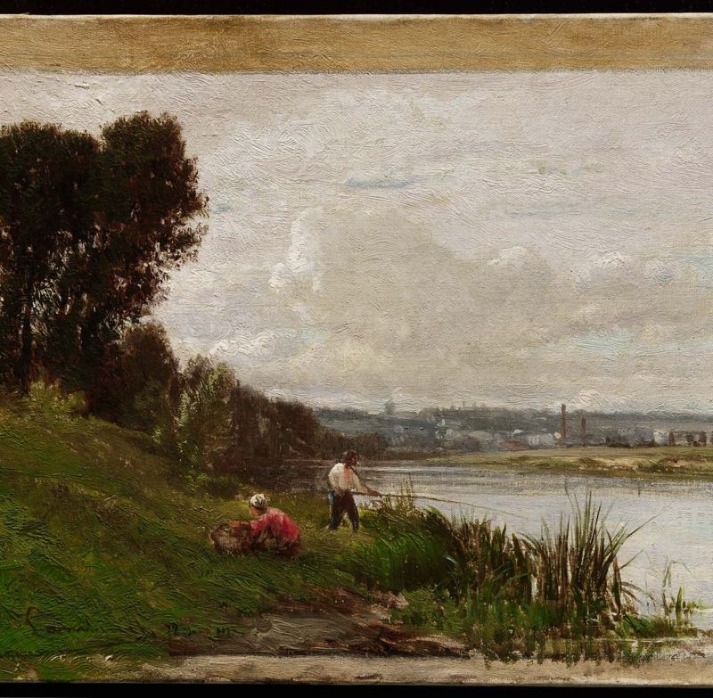 Fishing on the Banks of the Seine