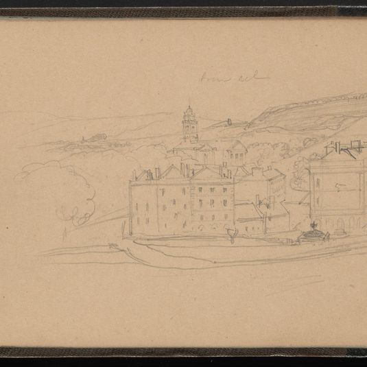 Topographical View of a Town and Surrounding Country