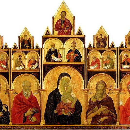 Madonna and Child with Saints Polyptych (Duccio)