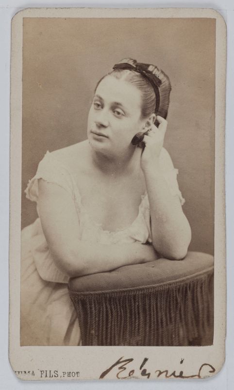 Portrait de Madame Regnier (-1891?), actrice.