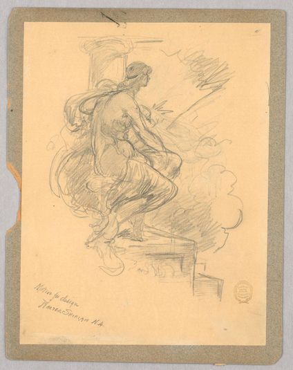 Seated Woman (Motif for Design)