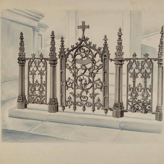 Cast Iron Gate and Fence