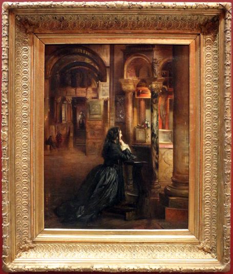 "Femme en prière à Saint-Marc de Venise"