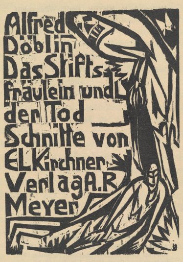 Das Stiftsfraulein und der Tod (The Canoness and Death). Illustrations for a novel by Alfred Döblin