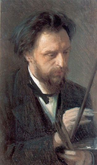 Portrait of the Artist G.G. Myasoedov