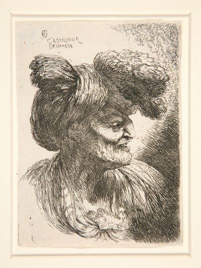 Figure Facing Right, from the series Small Studies of Heads