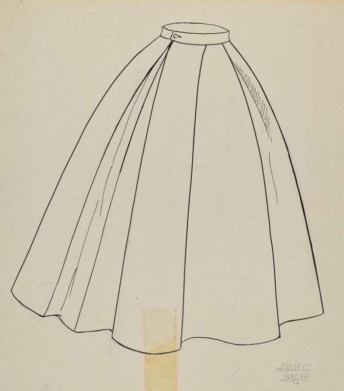 Study for Quilted Petticoat