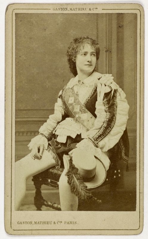 Portrait de Roze Marie, (Marie Ponsin, épouse de Mr Mapteson, dite), (1846-1926), (chanteuse et actrice)