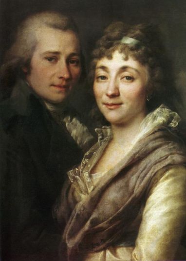 Portrait of V. I. and M. A. Mitrofanovs