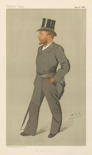 Vanity Fair: Horse Trainers; 'He owns Chancellor', Mr. Fred Crisp, June 8, 1893