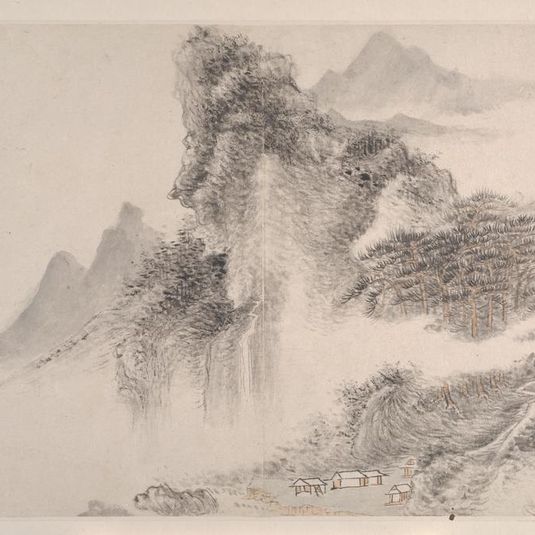 清 惲壽平 倣宋元山水圖 冊 Landscapes in the Manner of Song and Yuan Masters