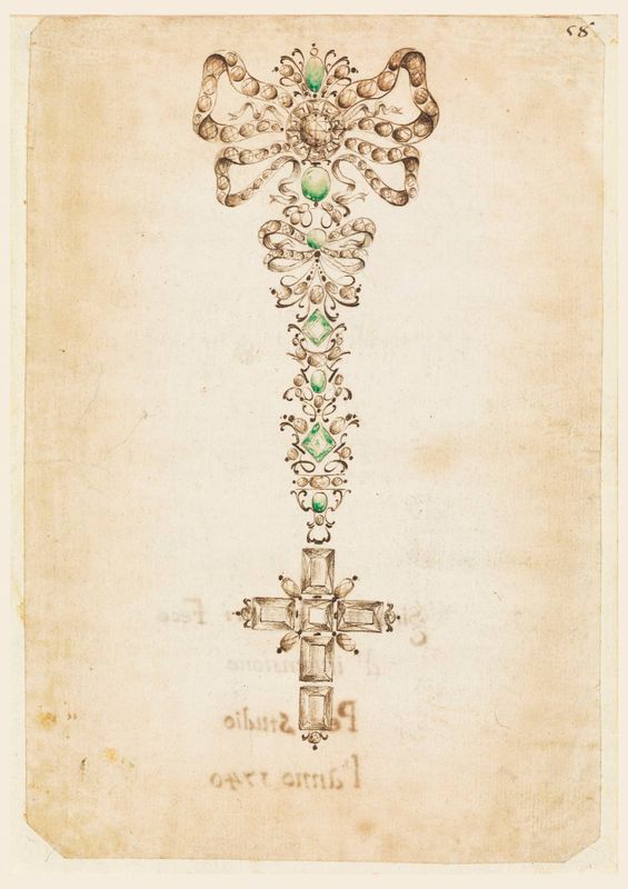 Design for a Pendant with Cross