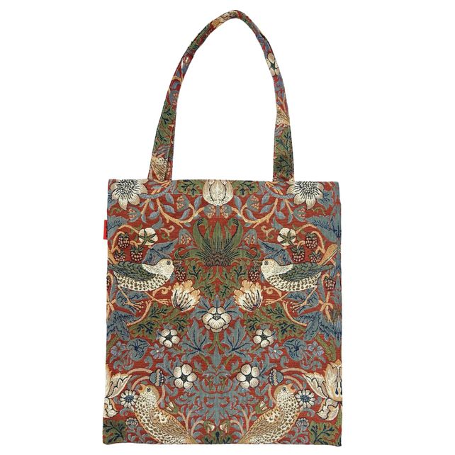 William Morris Strawberry Thief Red - Flat Bag Signare Tapestry