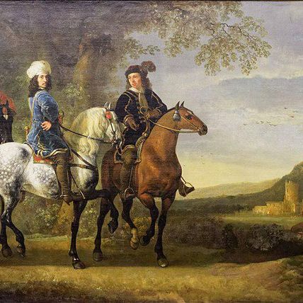 Landscape with Three Riders