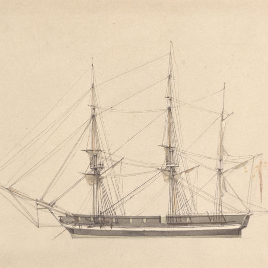 Side View of Single Barque