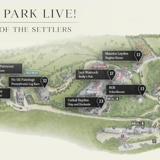 Tour: Folk Park Live; Songs of the Settlers, 30 mun