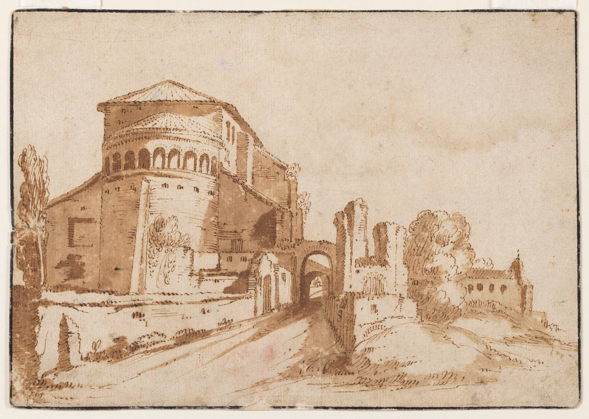 View of Santi Giovanni e Paolo a Celio, Rome