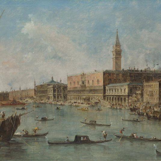 Venice: The Doge's Palace and the Molo from the Basin of San Marco