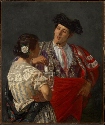 Offering the Panal to the Bullfighter