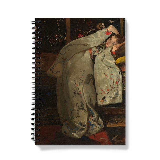 Girl in white kimono, George Hendrik Breitner, 1895 Notebook Smartify Essentials