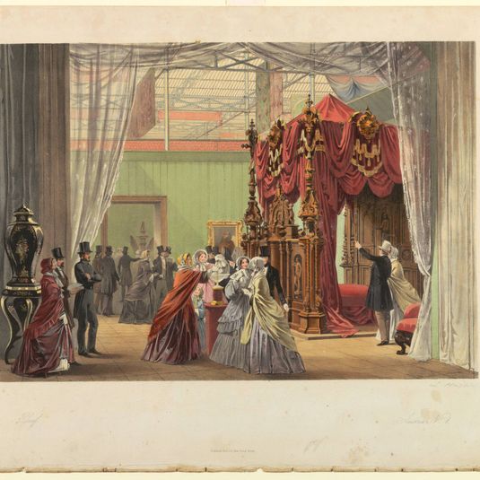 Austria No. 1: Plate from "Dickinson's Comprehensive Pictures of the Great Exhibition of 1851," published 1854.