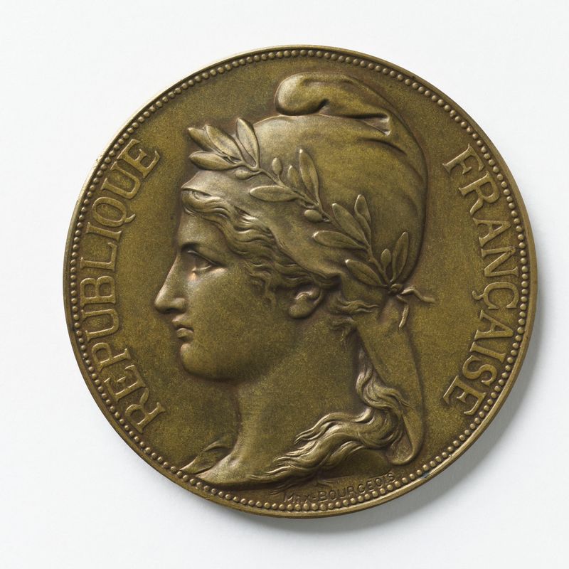 Médaille commémorative de la réélection de Jules Grévy (1807-1891) à la présidence de la République française ayant appartenu à Henri Rochefort, 1885