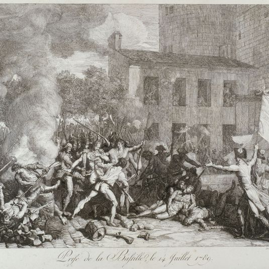 Prise de la Bastille le 14 Juillet 1789.